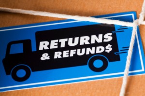 Refurbishment manufacturing software - returns and refunds