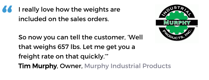 Acctivate inventory and sales order management software user, Murphy Industrial Products