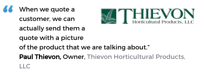 Acctivate inventory and sales order management software user, Thievon Horticultural Products