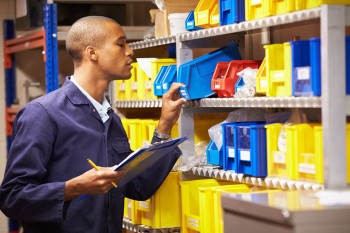 parts inventory management solution with reorder alerts