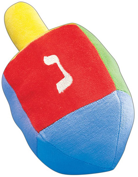 Jewish Educational Toys Plush Dreidel