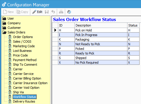 Barcode tracking system and workflow statuses