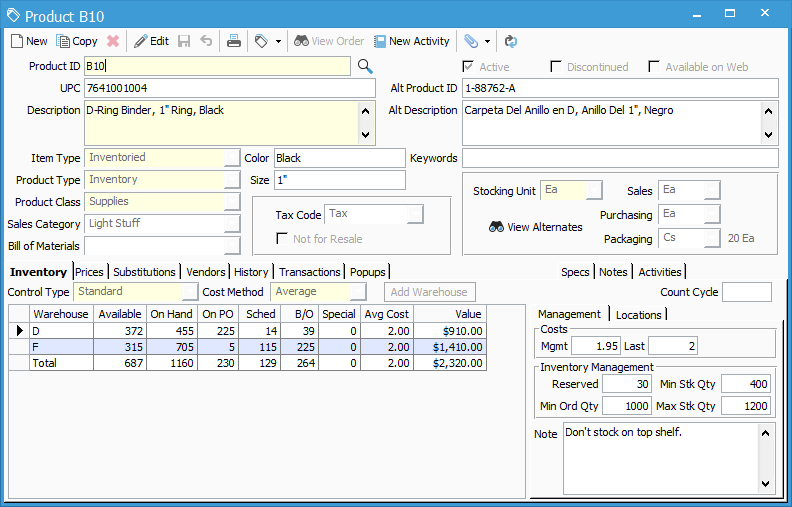 turn off inventory tracking quickbooks