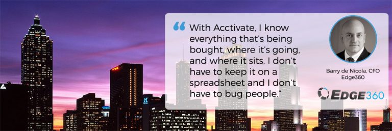 Edge360 uses Acctivate Inventory Software