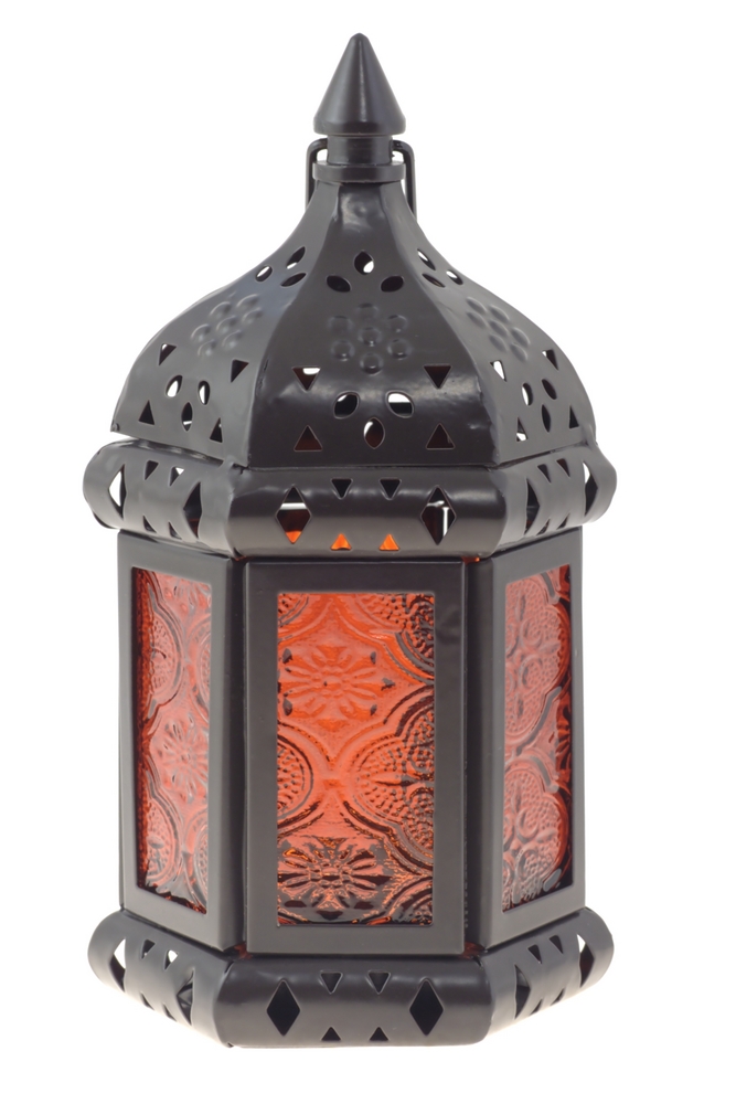 A lantern from a lighting showroom
