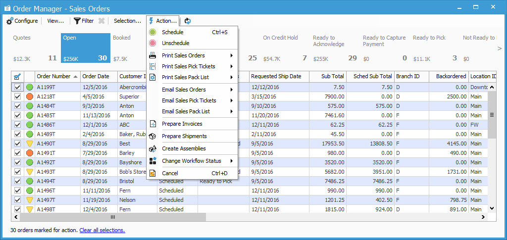 handshake sales order manager app