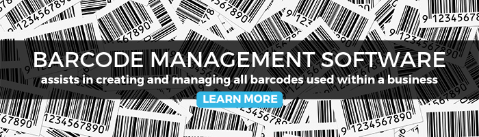 Barcode management software