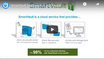 Acctivate Webinar archive: SmartVault Integration