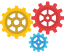 Gears for manufacturing features in Acctivate inventory software with QuickBooks integration