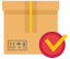 Box with a checkmark for multi-channel order fulfillment in Acctivate inventory software, a QuickBooks online inventory module