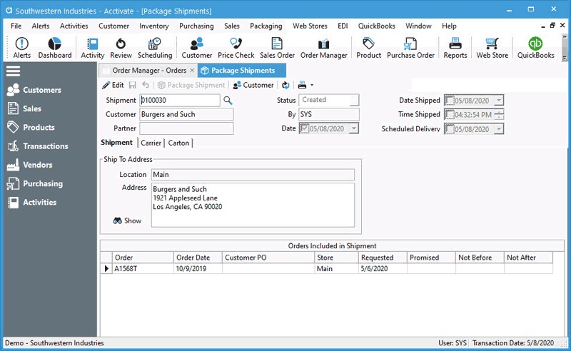 Packaging Management with Packaging Manager