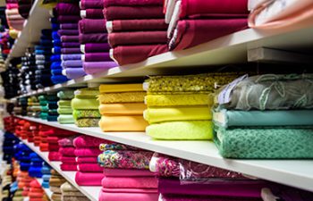 fabric inventory software with automated inventory control suggests re-order quantities.