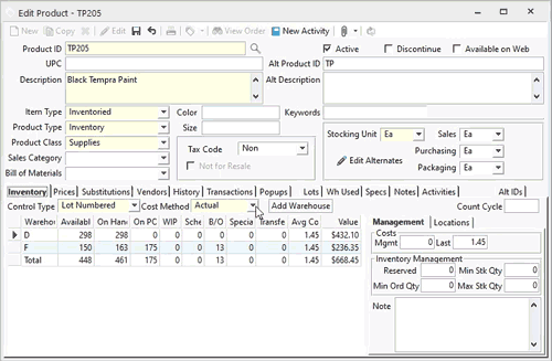 Cost Management