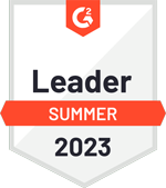 Leader badge for inventory control & order management awarded by G2 as a cosmetics manufacturing software
