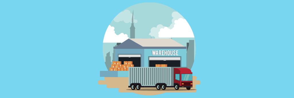 Graphic of wholesale distribution warehouse