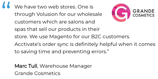 wholesale inventory management grande cosmetics