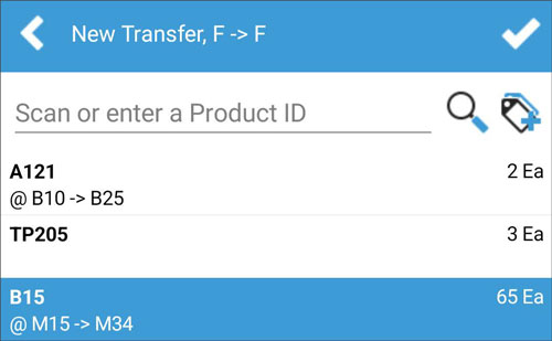 Mobile Transfers - Location Details