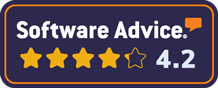 Badge showing high star rating based on Software Advice reviews of Acctivate for QB Inventory Software