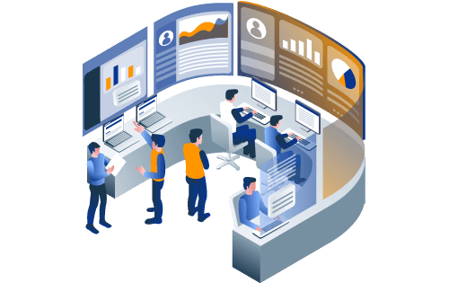 A control center representing that an inventory dashboard acts as an all-in-one control center