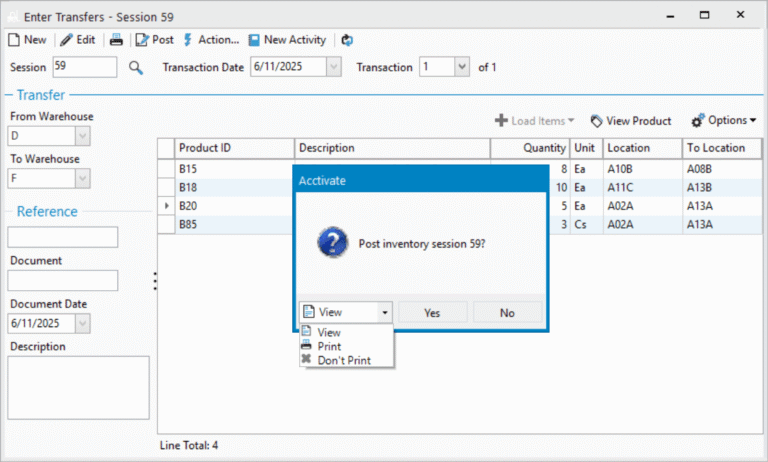 Form Defaults for Inventory Transactions - QuickBooks Inventory ...